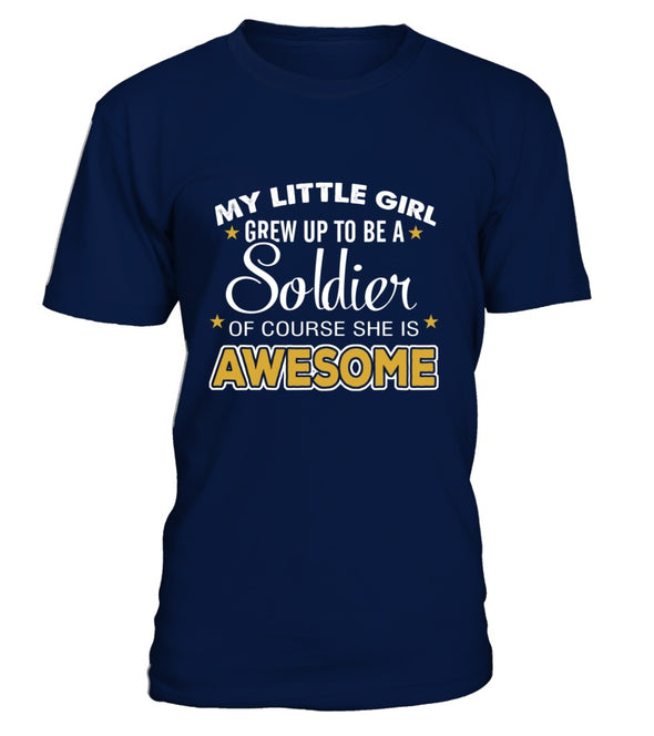 Army Mom Daughter Awesome T-shirts - MotherProud