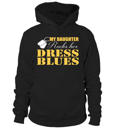 Army Mom Daughter Rocks Dress Blues T-shirts - MotherProud