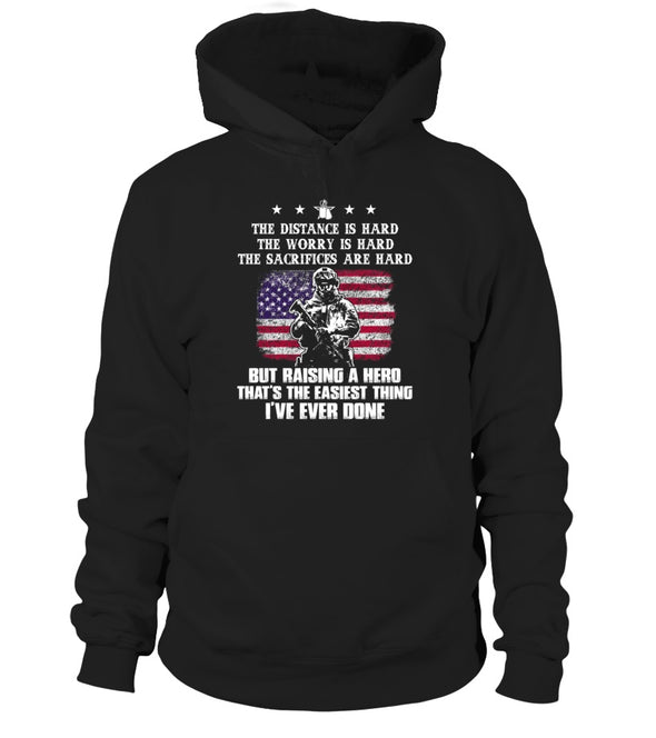 Army Mom Easy Raising Hero Front T-shirts - MotherProud