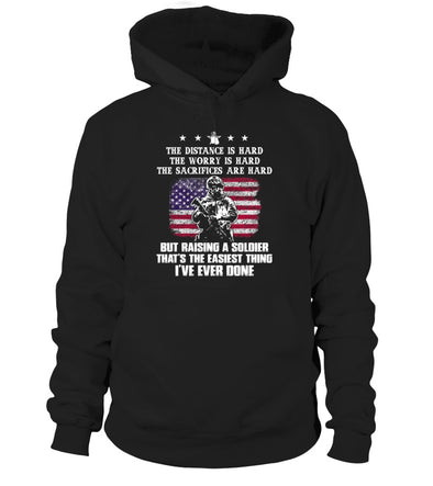 Army Mom Easy Raising Soldier Front T-shirts - MotherProud