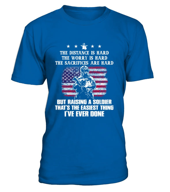 Army Mom Easy Raising Soldier Front T-shirts - MotherProud