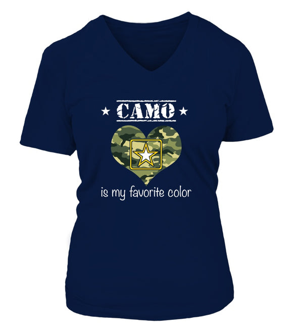Army Mom Favorite Color T-shirts - MotherProud