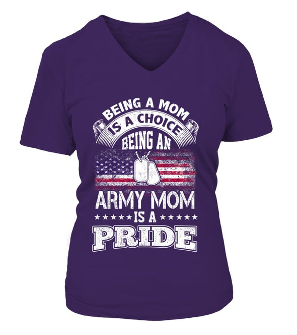 Army Mom Is A Pride T-shirts - MotherProud