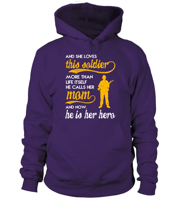 Army Mom More Than Life Itself T-shirts - MotherProud