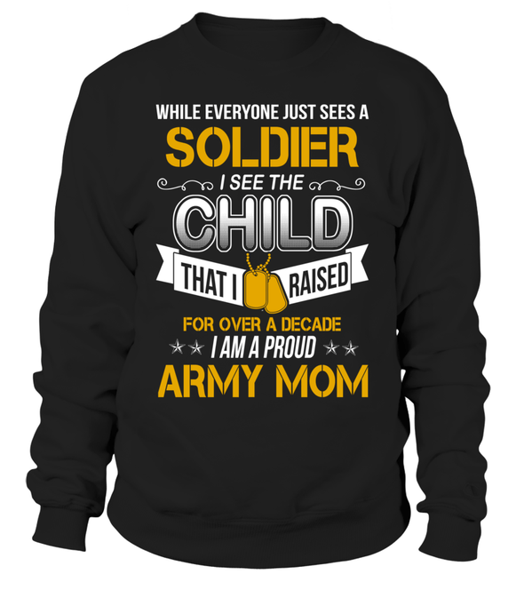Army Mom Over A Decade T-shirts - MotherProud