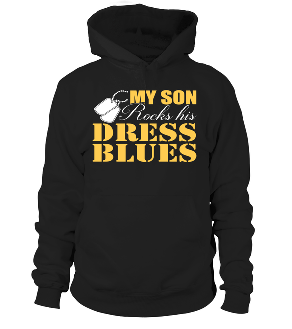 Army Mom Rocks Dress Blues T-shirts - MotherProud
