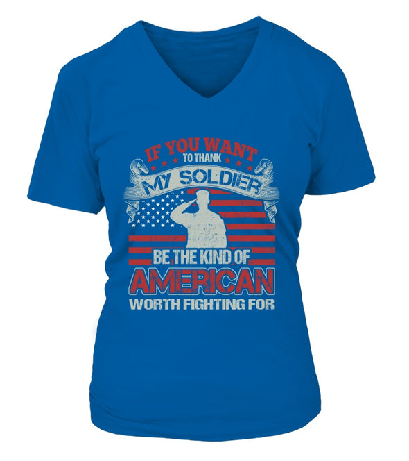 Army Mom Thank My Soldier T-shirts - MotherProud