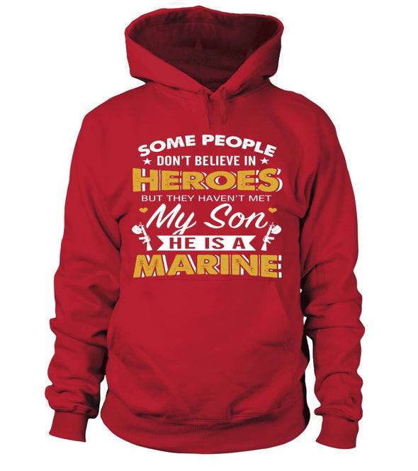 Marine Mom Believe In Heroes T-shirts - MotherProud