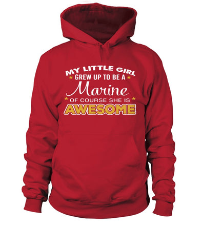 Marine Mom Daughter Awesome T-shirts - MotherProud