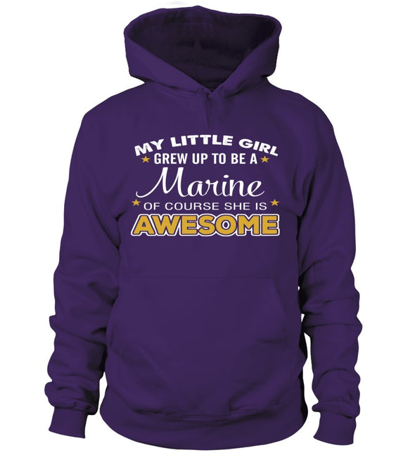 Marine Mom Daughter Awesome T-shirts - MotherProud