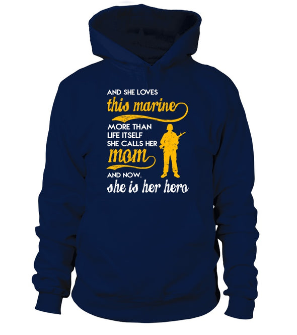 Marine Mom Daughter More Than Life Itself T-shirts - MotherProud