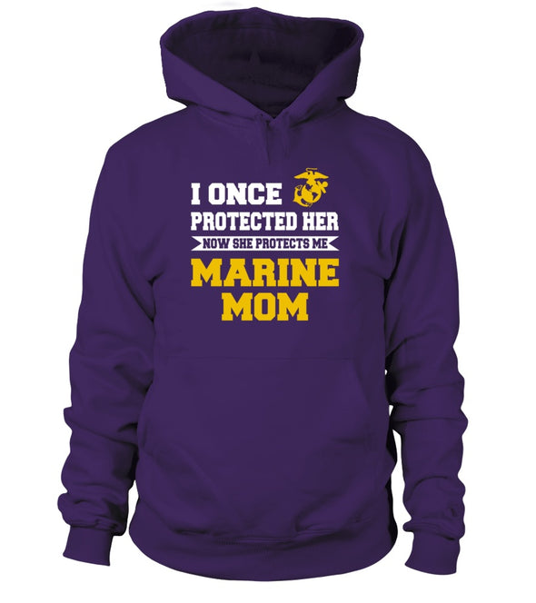 Marine Mom Daughter Once Protect T-shirts - MotherProud