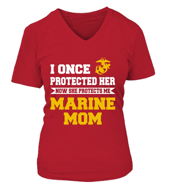 Marine Mom Daughter Once Protect T-shirts - MotherProud