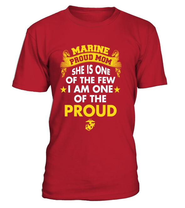 Marine Mom Daughter One Of The Proud T-shirts - MotherProud