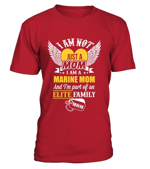 Marine Mom Elite Family T-shirts - MotherProud