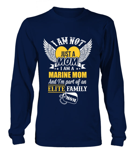 Marine Mom Elite Family T-shirts - MotherProud