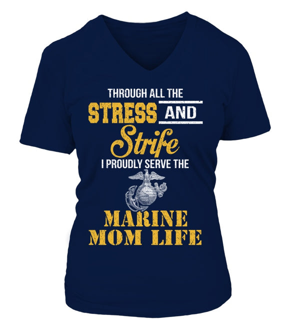 Marine Mom Life T-shirts - MotherProud