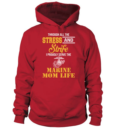 Marine Mom Life T-shirts - MotherProud