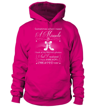 Marine Mom Miracle T-shirts - MotherProud