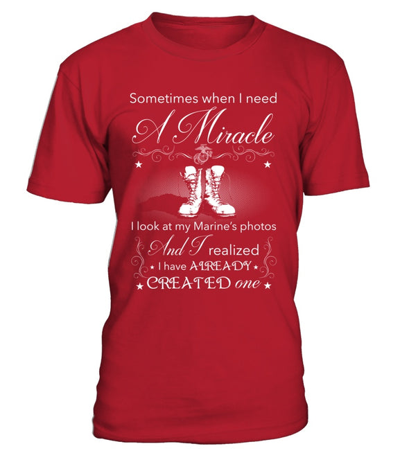 Marine Mom Miracle T-shirts - MotherProud