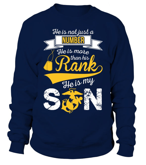 Marine Mom More Than Rank T-shirts - MotherProud