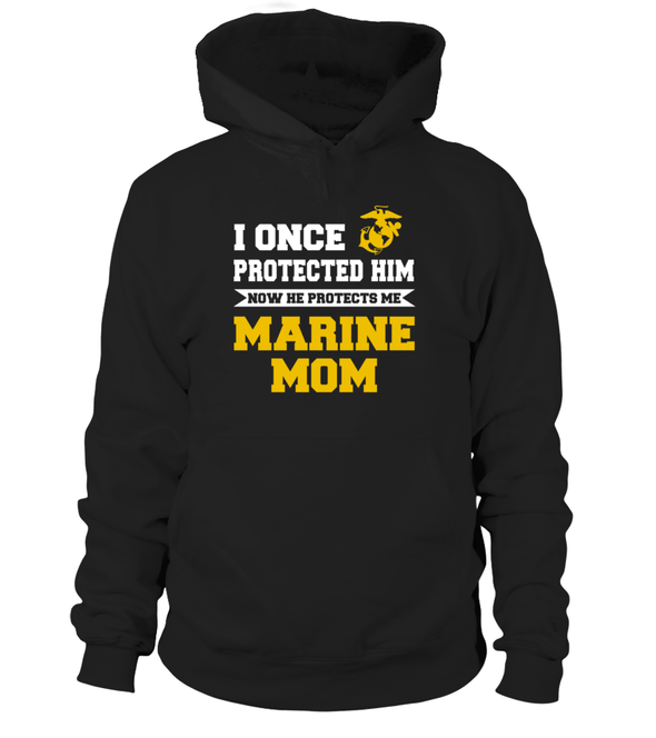 Marine Mom Once Protect T-shirts - MotherProud