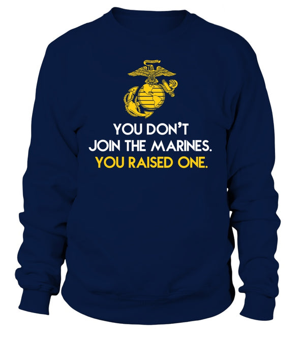 Marine Mom Raised One T-shirts - MotherProud