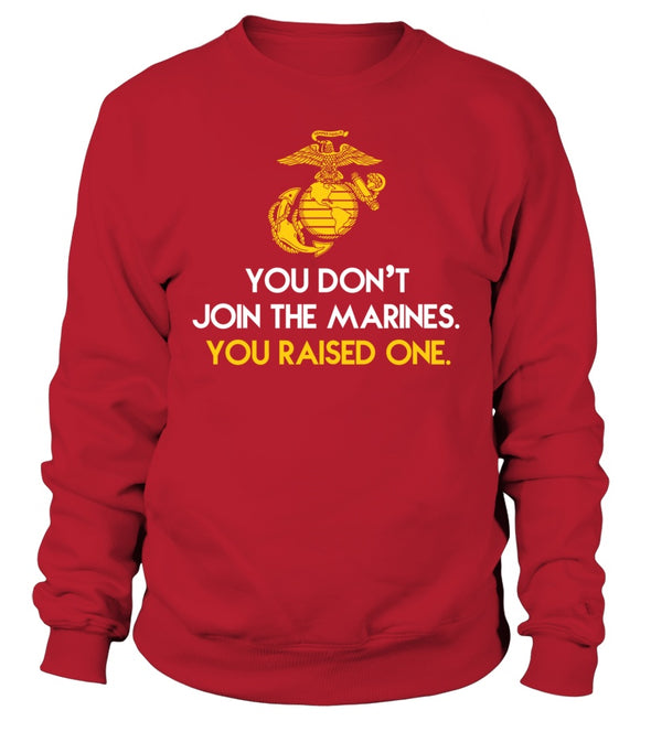 Marine Mom Raised One T-shirts - MotherProud