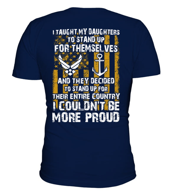 Military Mom Couldn't Be More Proud Navy Air Force T-shirts - MotherProud