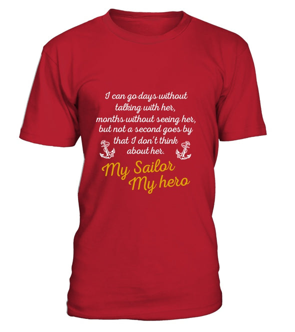 Navy Mom Always Miss Her Front T-shirts - MotherProud