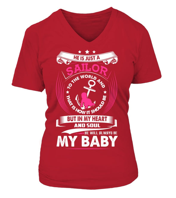 Navy Mom Always My Baby T-shirts - MotherProud