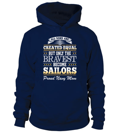 Navy Mom Created Equal T-shirts - MotherProud