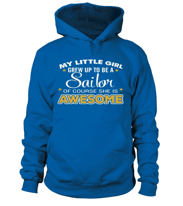 Navy Mom Daughter Awesome T-shirts - MotherProud