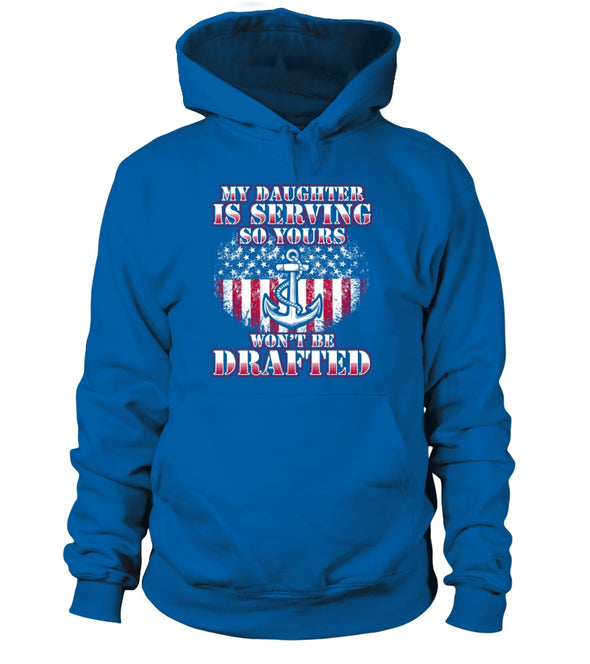 Navy Mom Drafted Daughter T-shirts - MotherProud