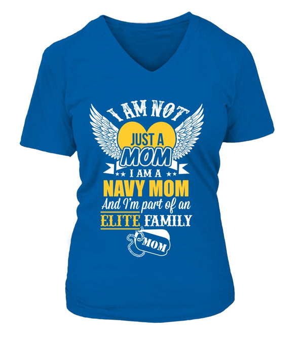 Navy Mom Elite Family T-shirts - MotherProud