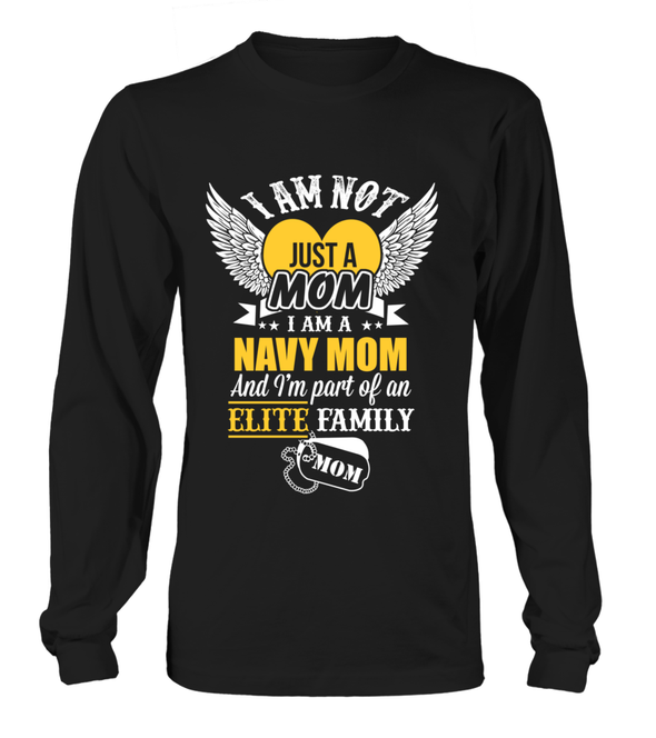 Navy Mom Elite Family T-shirts - MotherProud