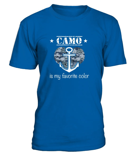 Navy Mom Favorite Color T-shirts - MotherProud