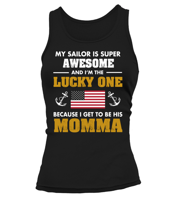 Navy Mom Lucky One T-shirts - MotherProud