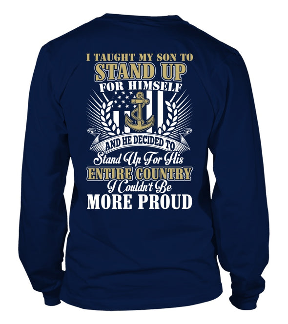 Navy Mom More Proud Plus T-shirts - MotherProud