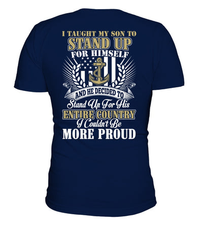 Navy Mom More Proud Plus T-shirts - MotherProud