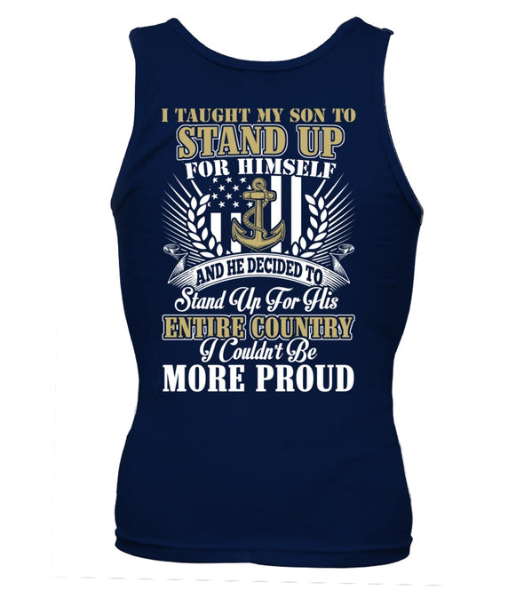 Navy Mom More Proud Plus T-shirts - MotherProud