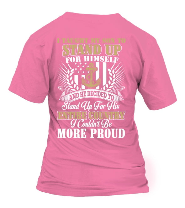 Navy Mom More Proud Plus T-shirts - MotherProud