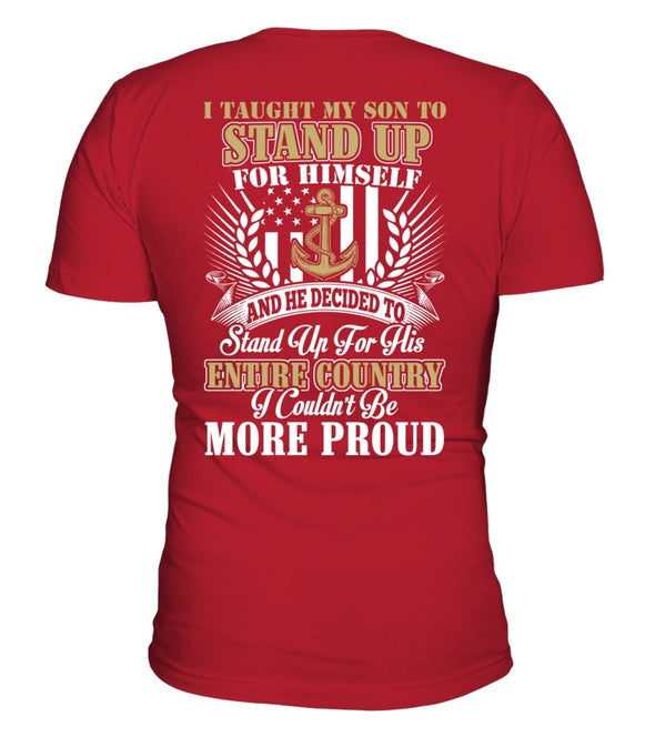 Navy Mom More Proud Plus T-shirts - MotherProud