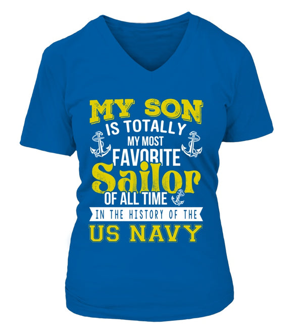 Navy Mom Most Favorite Sailor T-shirts - MotherProud