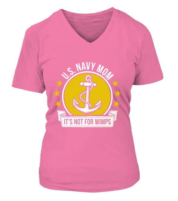 Navy Mom Not For Wimps T-shirts - MotherProud