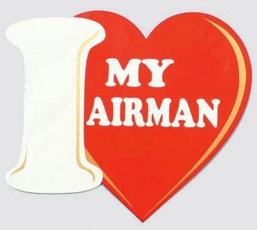 I Love My Airman Decal Sticker - MotherProud