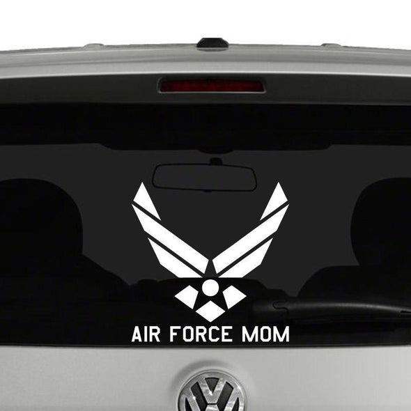 United States Air Force Mom Vinyl Decal - MotherProud