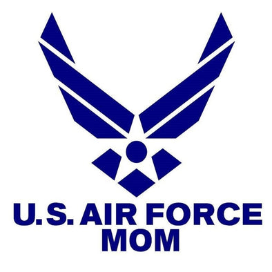 United States Air Force Mom Vinyl Window Decal - MotherProud