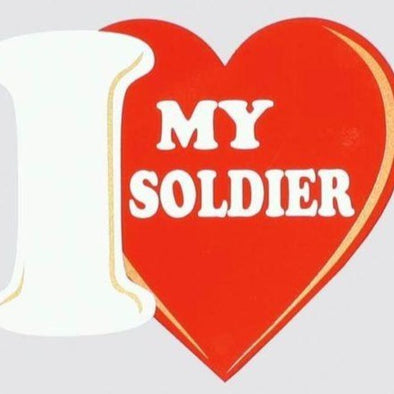 I Love My Soldier Army Mom Sticker Decal - MotherProud