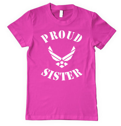 Air Force Proud Sister T-shirts - MotherProud